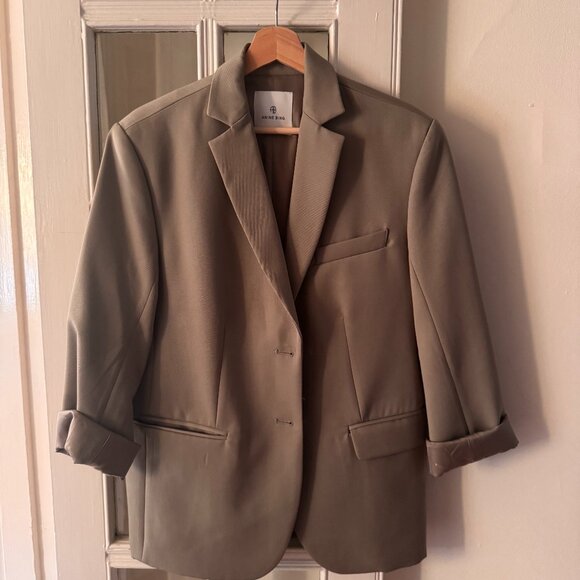 Anine Bing - Quinn Blazer - Khaki Green - XS - Khaki Green - worn only once - Picture 4 of 7